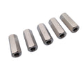 US Stock 5pcs M8 x 1.25 x 35mm Stainless steel Long Coupling Hex Nut Connector
