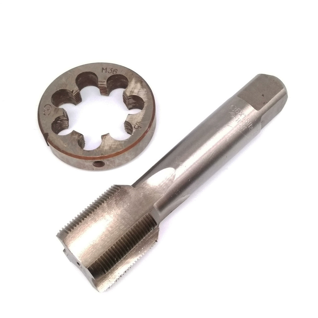 US Stock HSS M36 x 1.5mm Tap & M36 x 1.5mm Die Metric Thread Right Hand