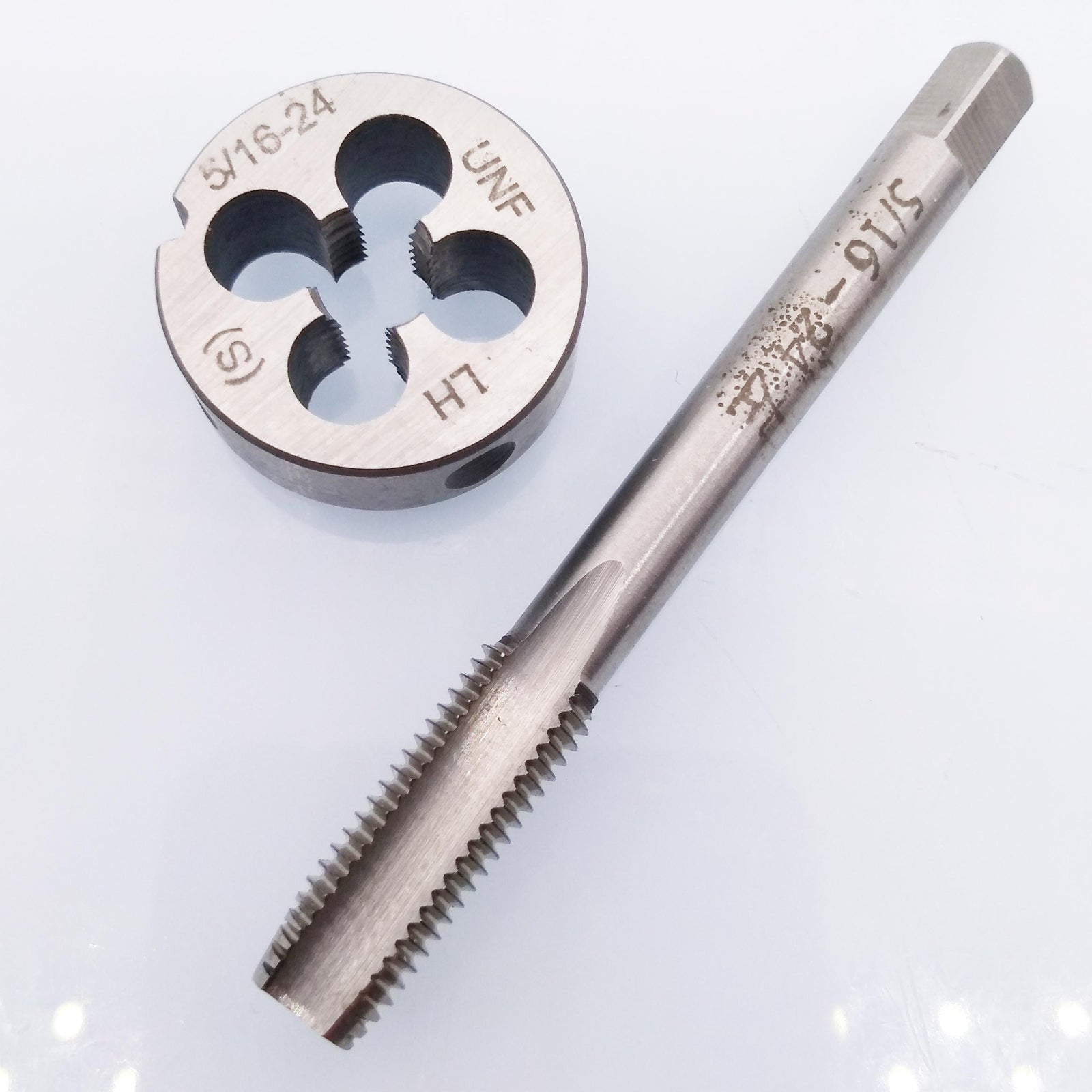 AU Stock HSS 5/16-24 UNF Tap & 5/16-24 UNF Die Left Hand
