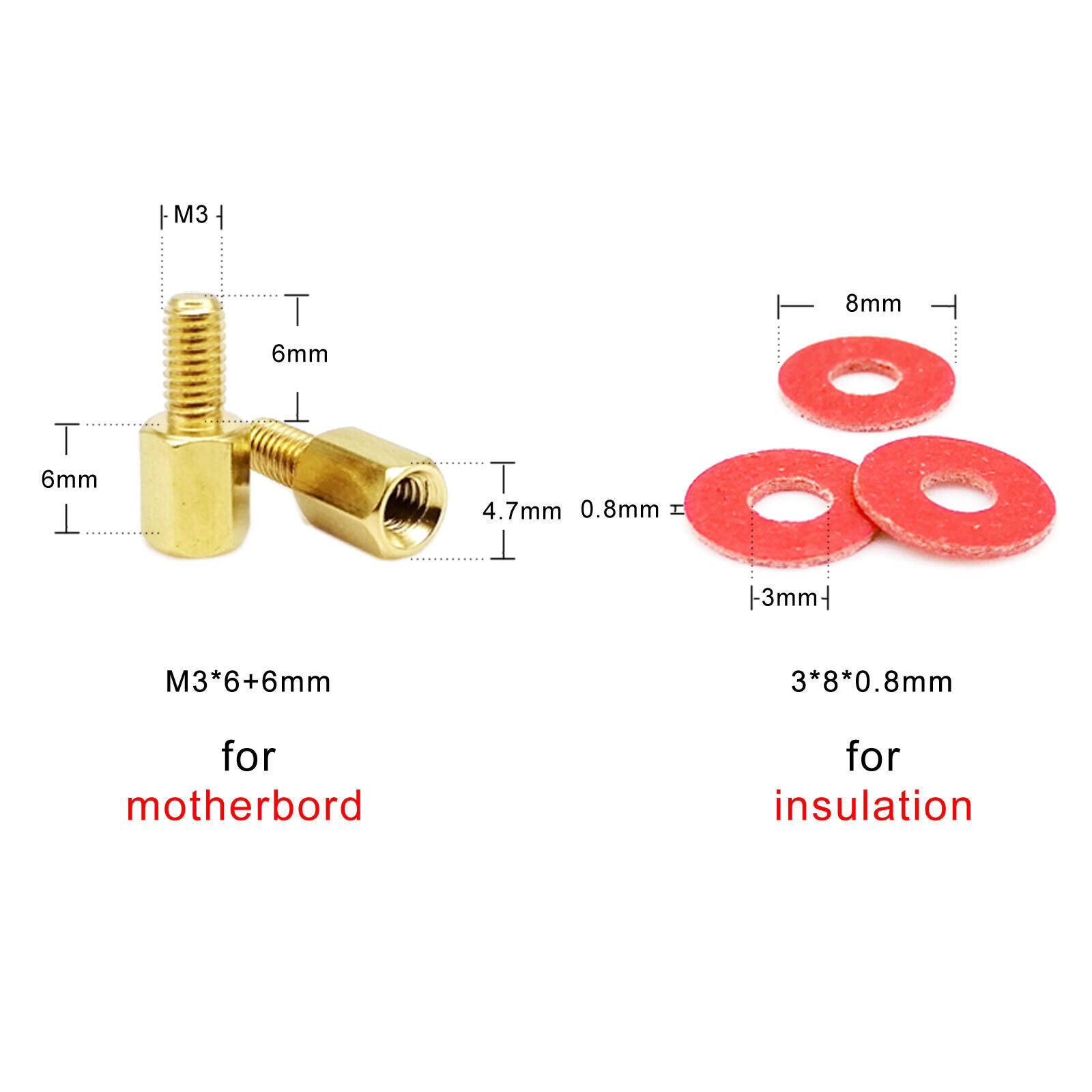 Computer PC Case Hard Disk Fan Motherboard Power Assemble Repair Screw Kit Box