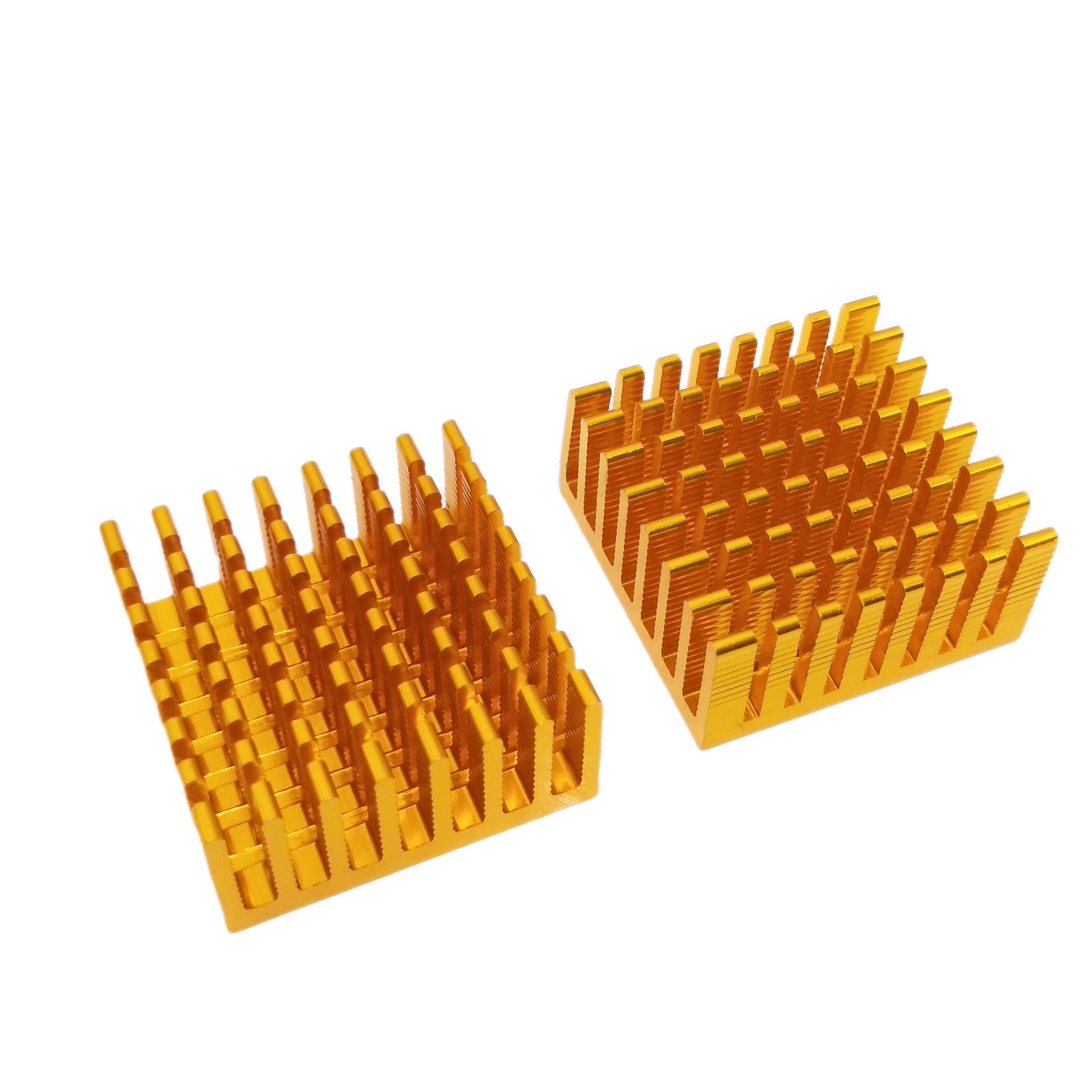 US Stock 10pcs 28 x 28 x 13mm Heat Sink Cooling Aluminum Heatsink CPU IC LED