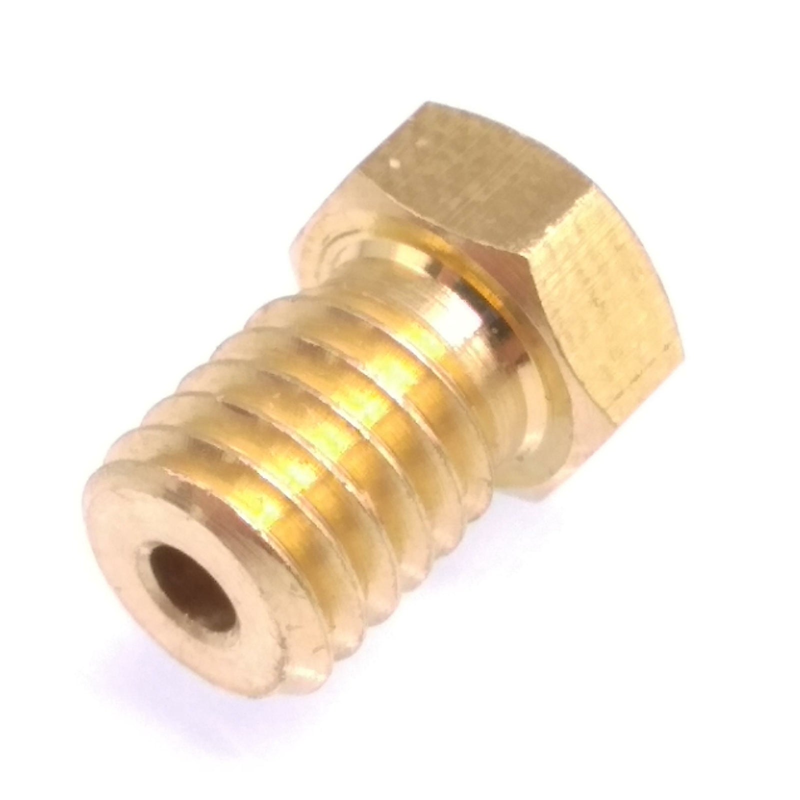 US Stock 10pcs 3D Printer Extruder Brass Nozzle 0.6mm M6 Thread 1.75mm For E3D
