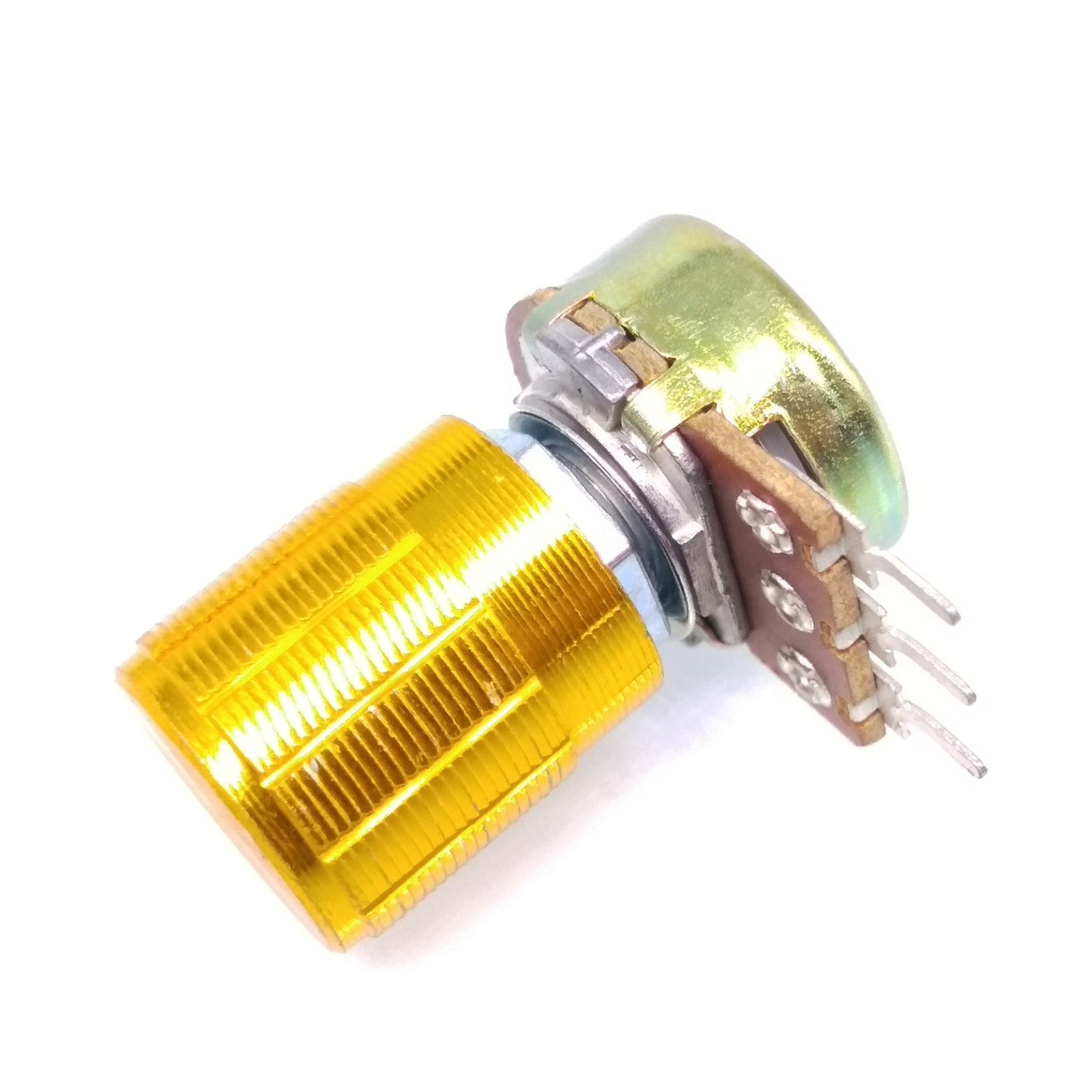US Stock 10 Units 10K B10K OHM Linear Taper Rotary Potentiometer POT Gold Knob
