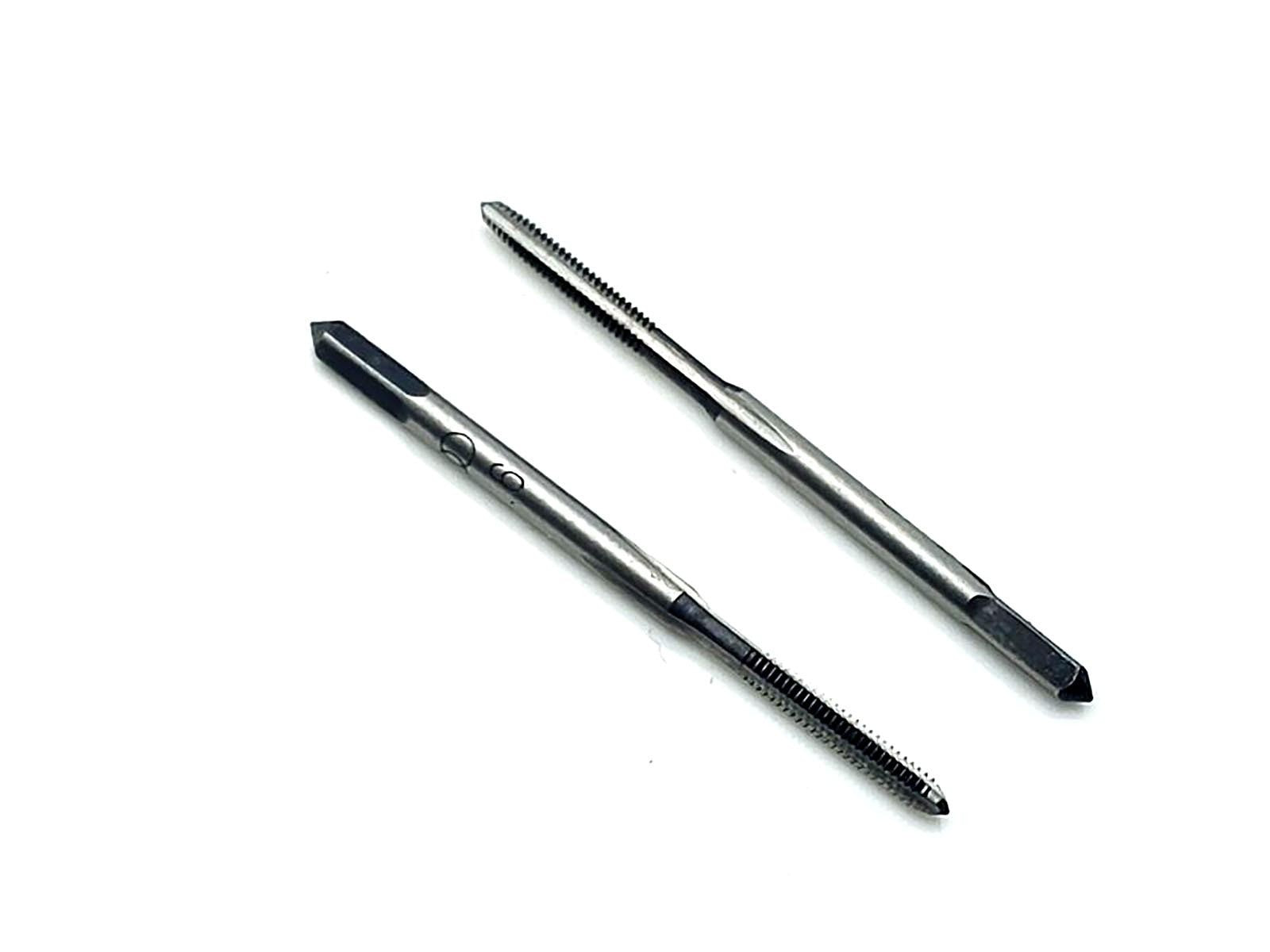 US Stock HSS 1.6mmx0.35 Metric Taper & Plug Tap Right Hand Thread M1.6 x 0.35mm