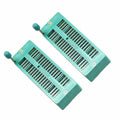AU Stock 2x 40 Pin 2.54mm ZIF ZIP IC Test DIP Board Socket Universal 240-3345