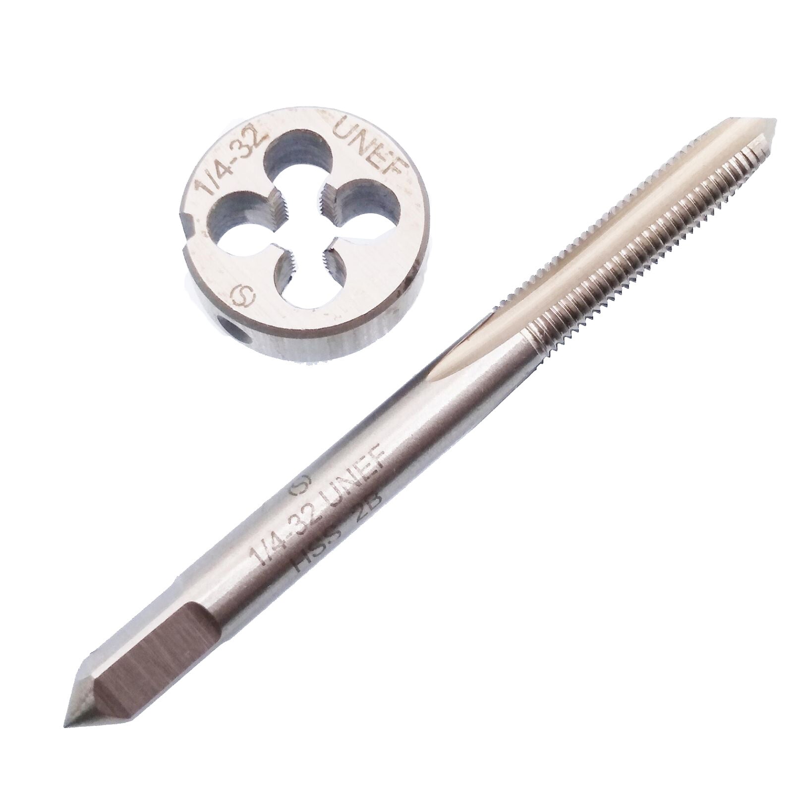 1 set HSS 1/4-32 UNEF Tap & 1/4-32 UNEF Die Right Hand