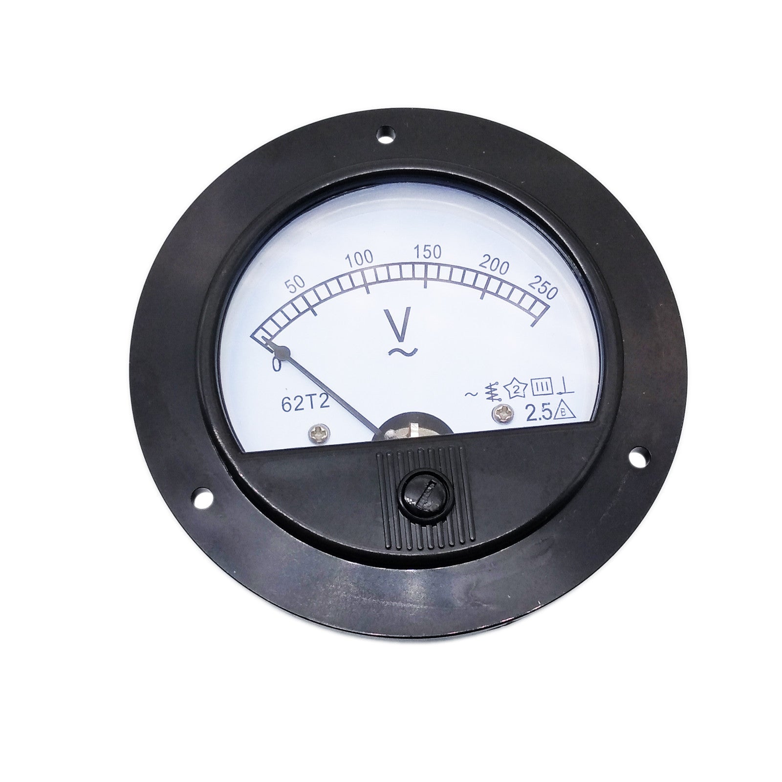 AC 0 ~ 250V Round Analog Volt Pointer Needle Panel Meter Voltmeter