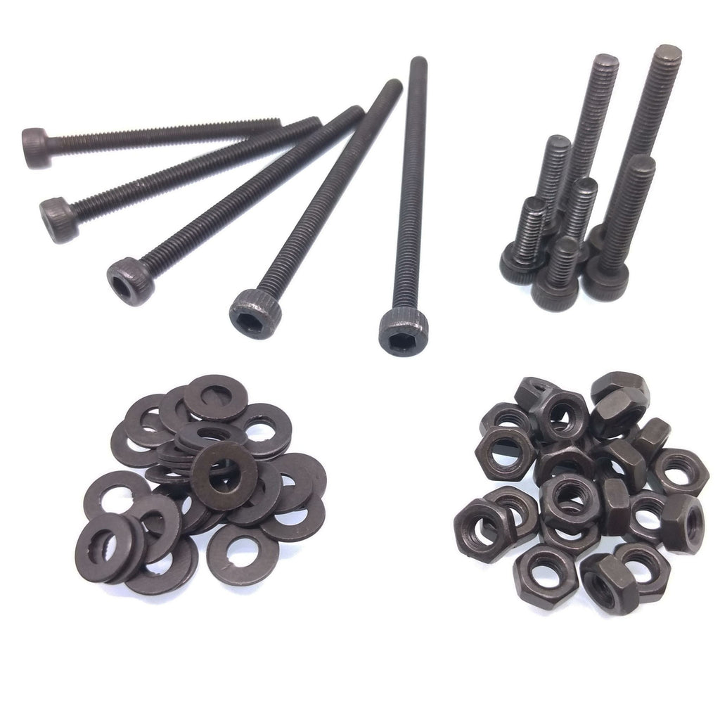 420x M3 Socket Head Cap Screws Steel Allen Socket Nuts Washers Assortment Kit