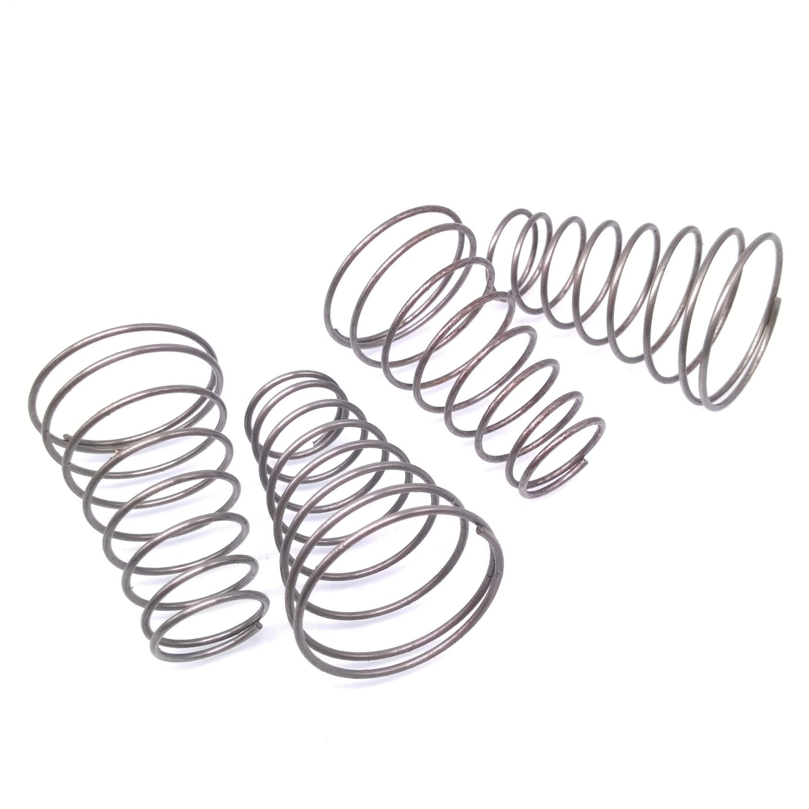 4pcs Wire dia 1.2mm Steel Coil Conical Helical Compression Spring Length 45mm