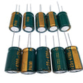 AU Stock 10pcs Electrolytic Capacitors 4700uF 4700mfd 25V +105℃ Radial 16 x 26mm