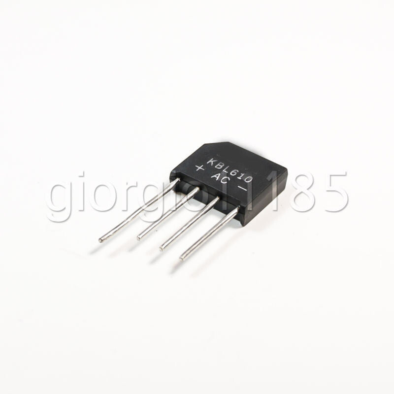 AU Stock 10pcs KBL610 6A 1000V Bridge Diode Rectifier