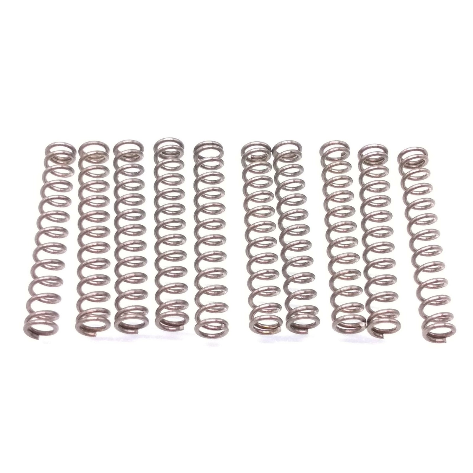 10x 0.6mm Wire Dia Stainless Steel Compression Spring Pressure OD 4mm Length 25