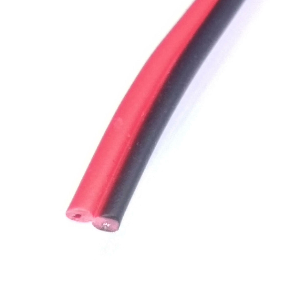26awg UL-2468 PVC Flat Ribbon Wire Stranded Cables Red & Black 20meter