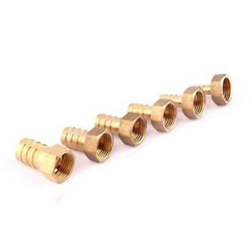1/2 " Brass Barb Hose Fitting BSP Garden End Repair Female Thread-12mm Connector