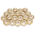 50pcs M8 Metric Thread Insert Screw Fastener Brass Hex Nut