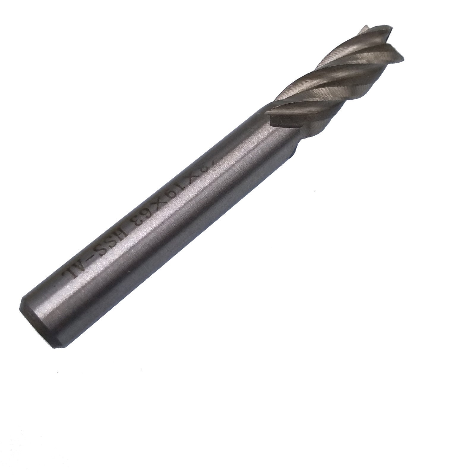 US Stock 3pcs 8mm Four 4 Flute HSS & Aluminium End Mill Cutter CNC Bit