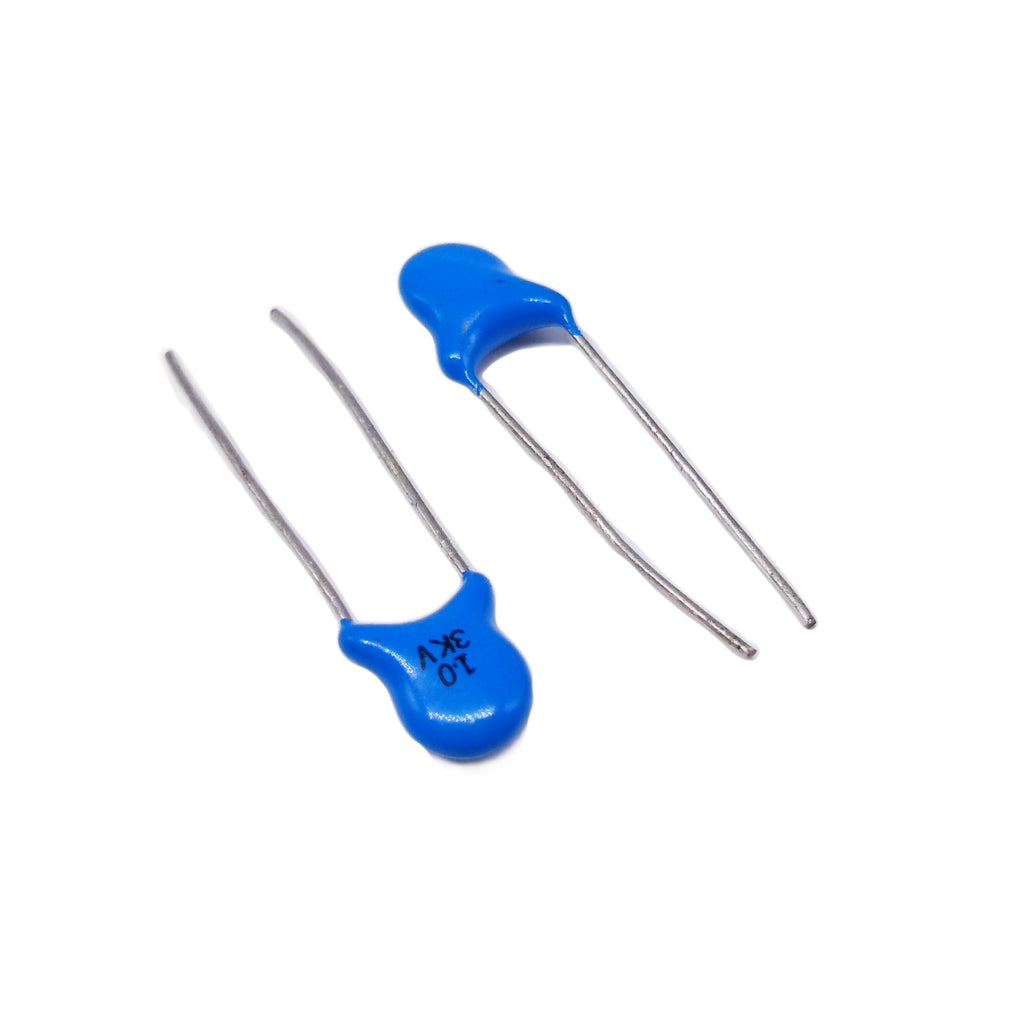 US Stock 20pcs High Voltage Ceramic Disc Capacitors 10pf 3000V 3KV