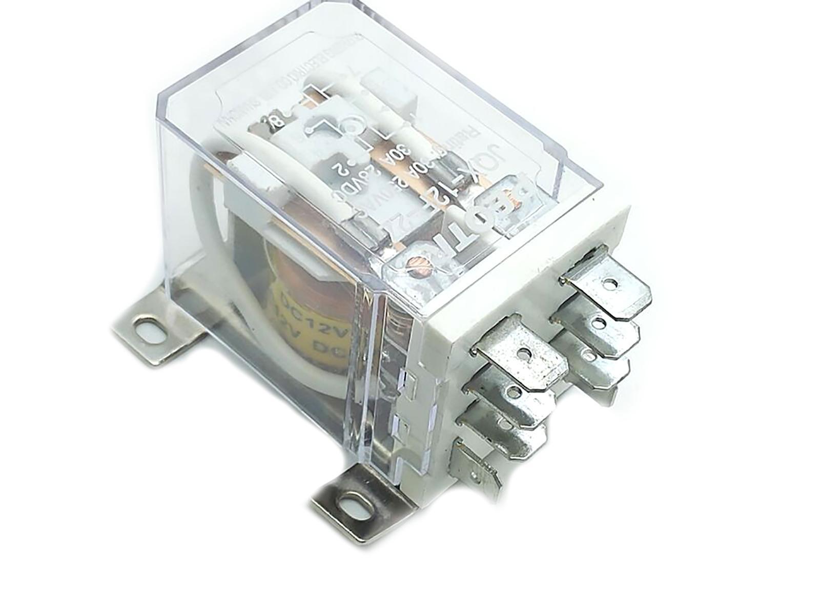 US Stock JQX-12F 2Z DC 12V 30A DPDT General Purpose Power Relay 8 Pin