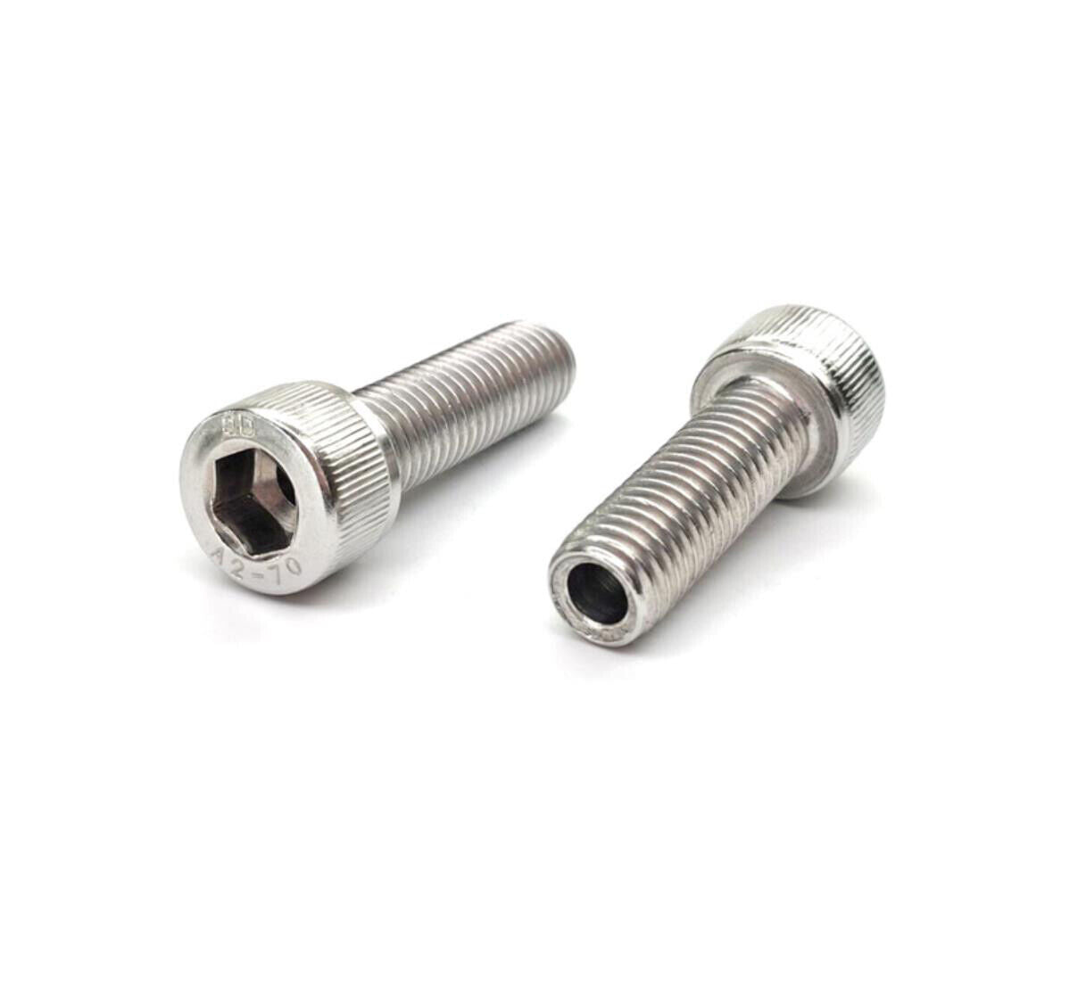 10x M6 x 1mm x 16mm Stainless Steel Allen Hex Socket Head Cap Hollow Screws Bolt