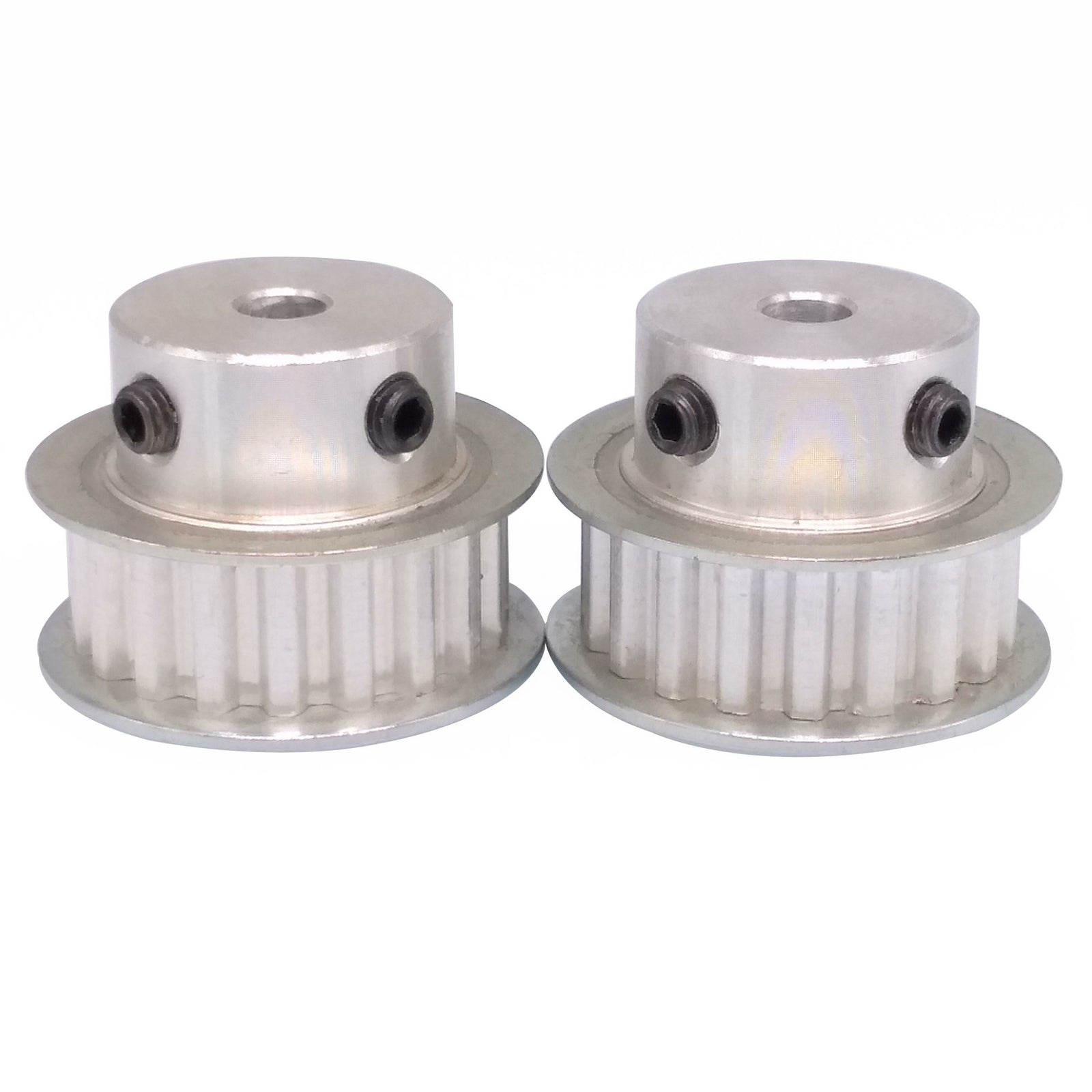 2x XL 19T Timing Belt Pulley Synchronous Wheel 6mm Bore For 10mm Width Belt