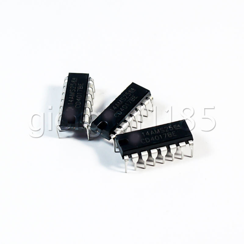 US Stock 20pcs CD4017 4017 HCF4017 DECADE COUNTER DIVIDER