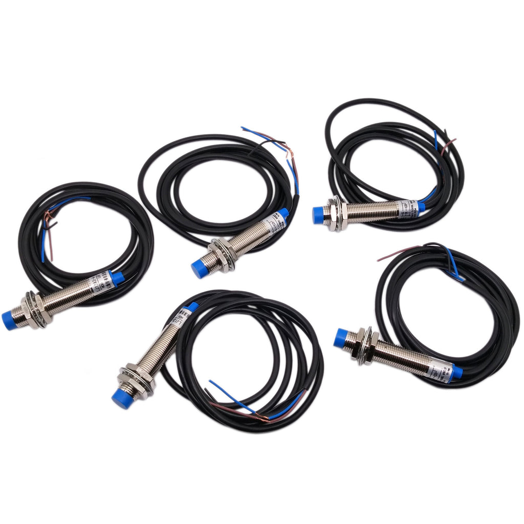 US Stock 5pcs LJ12A3-4-Z/BX Inductive Proximity Sensor Switch NPN DC6-36V