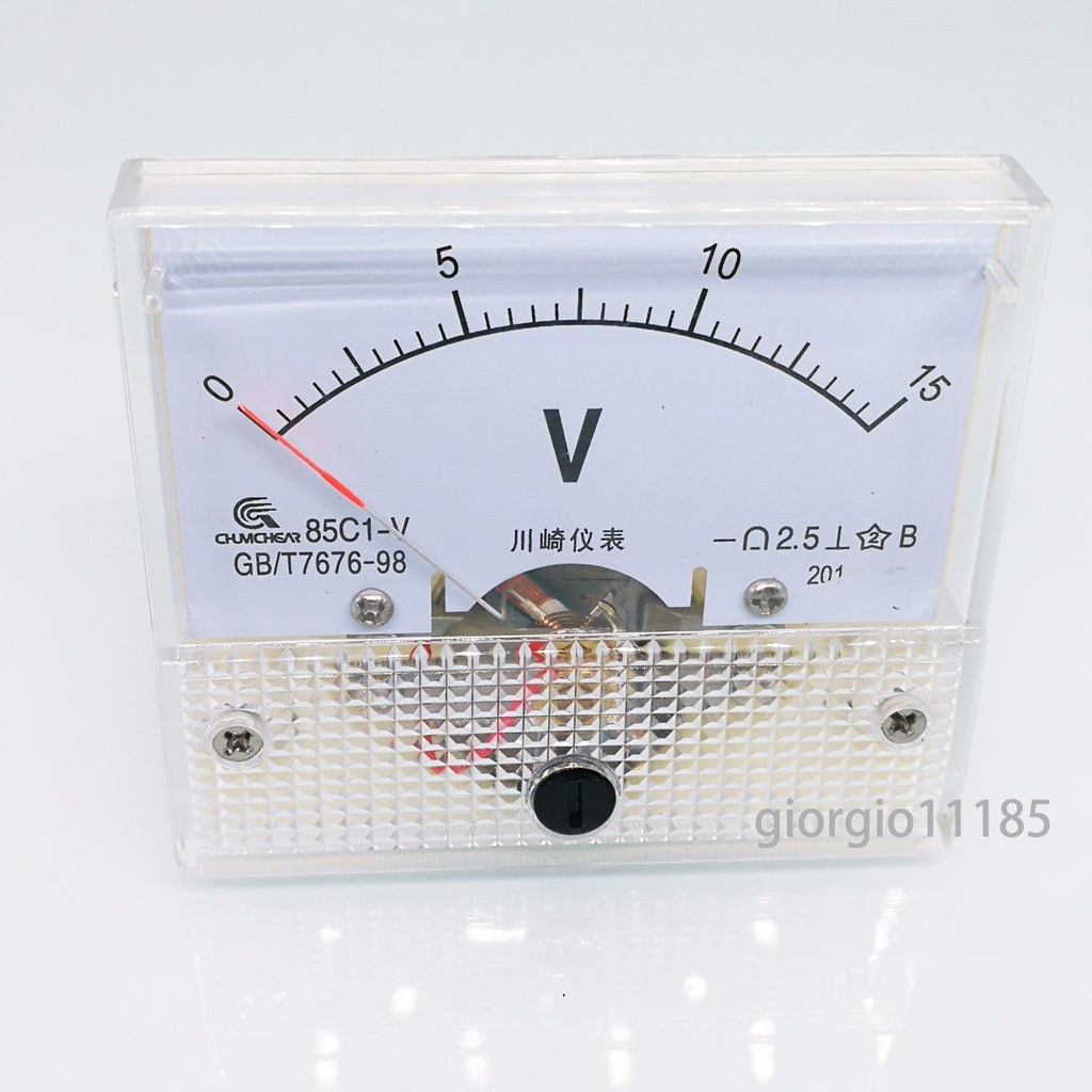 AU Stock Analog Panel Volt Voltage Meter Voltmeter Gauge 85C1 DC 0-15V