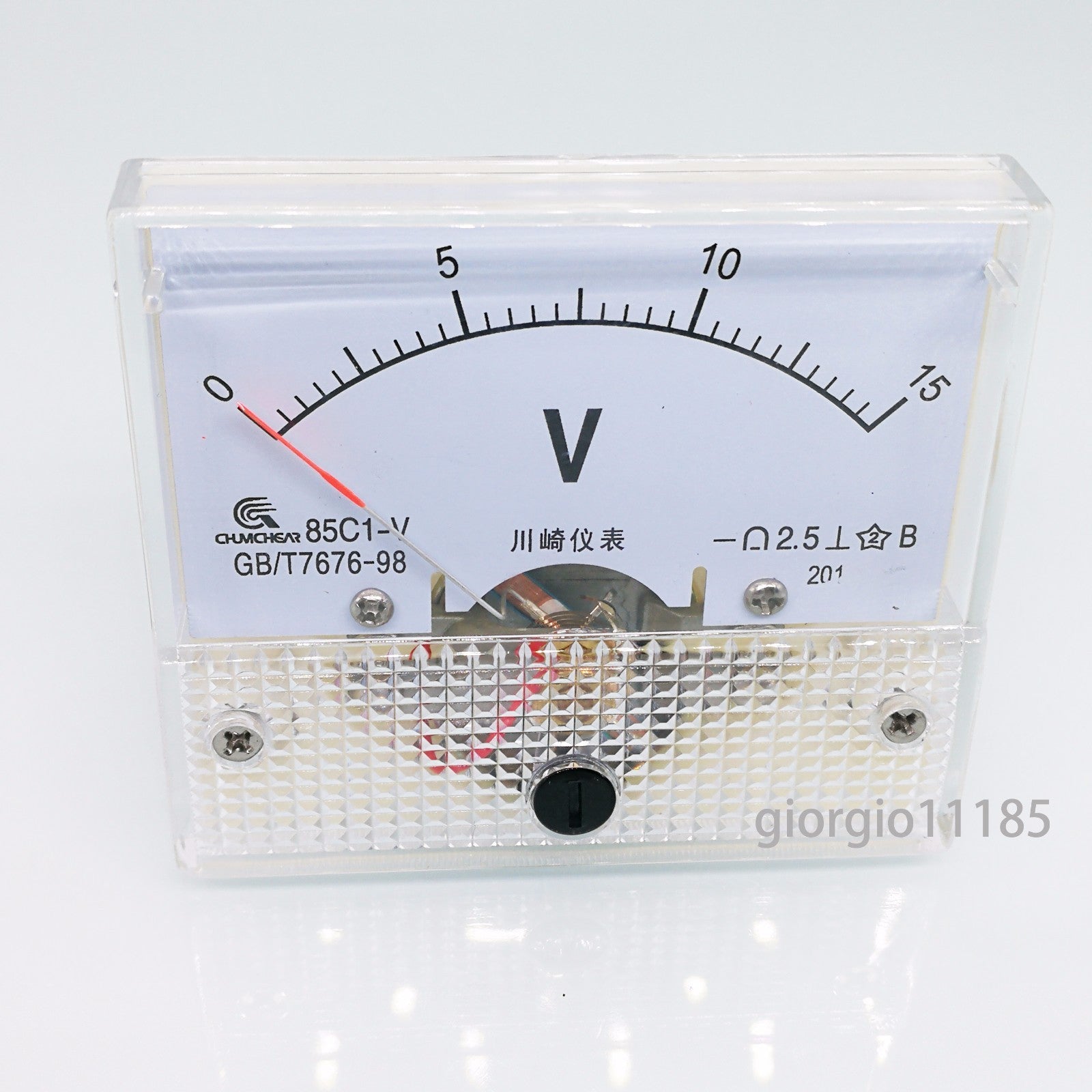 AU Stock Analog Panel Volt Voltage Meter Voltmeter Gauge 85C1 DC 0-15V