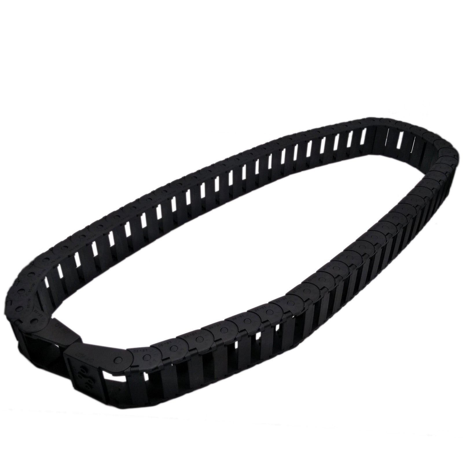 1M 1000mm Black Long Nylon Cable Drag Chain Wire Carrier 15 x 30mm