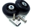 2Set OD 70mm Luggage Suitcase Replacement Wheels Axles Repair Wrench 24mm