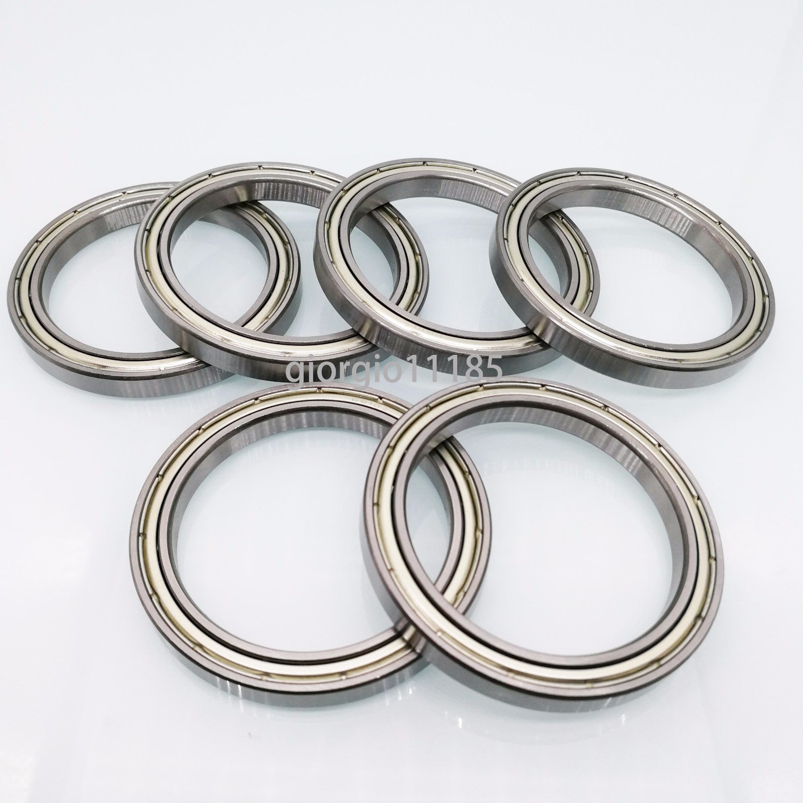 US Stock 6pcs 6810ZZ Deep Groove Metal Double Shielded Ball Bearing 50x65x7mm