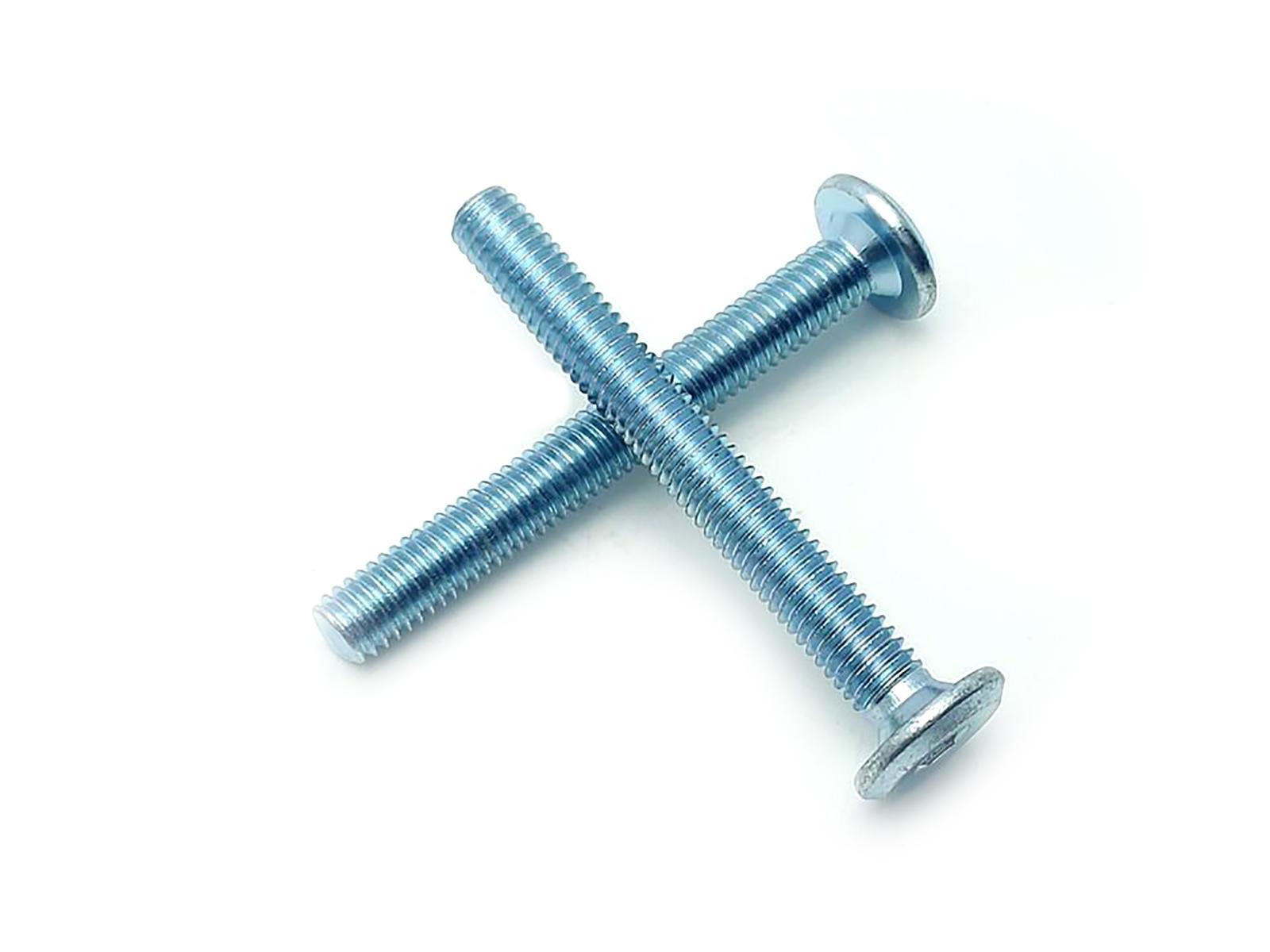 US Stock 20x M6x50mm Furniture SHCS Flat Round Socket Head Cap Screws Allen Bolt