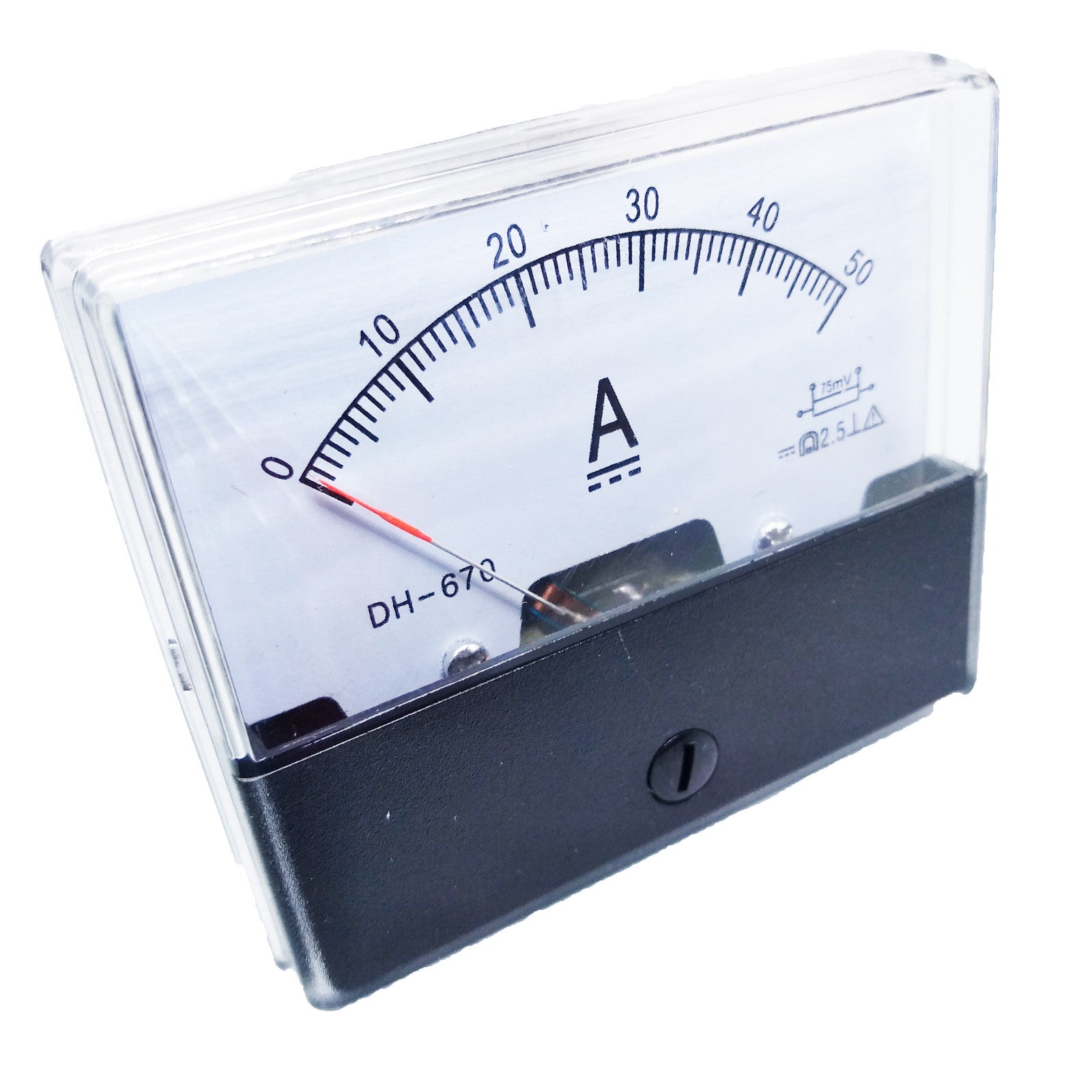 AU Stock Analog Panel AMP Current Ammeter Meter Gauge DH-670 0-50A DC & Shunt