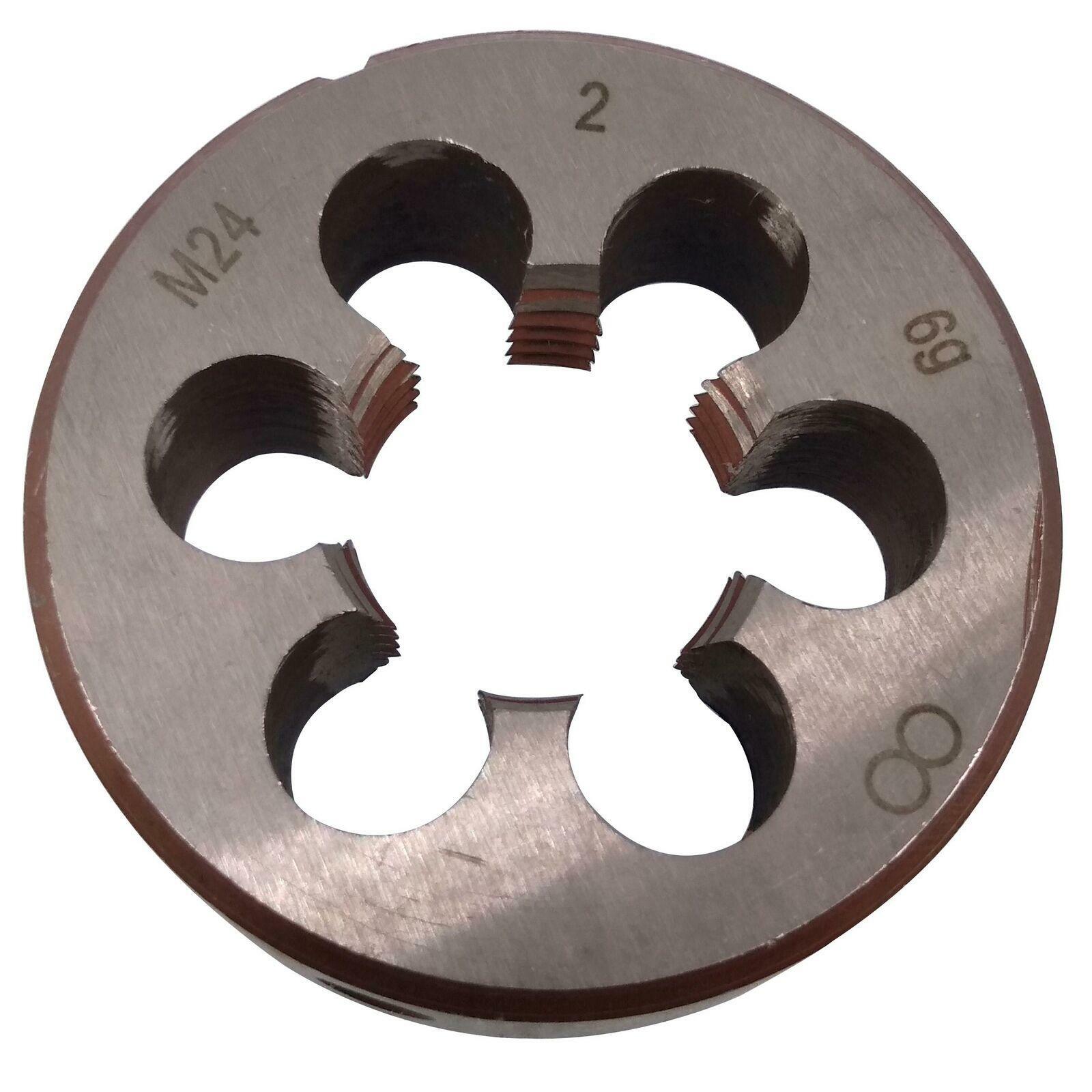HSS M24 x 2mm Taper & Plug Tap & M24 x 2mm Die Metric Thread Right Hand