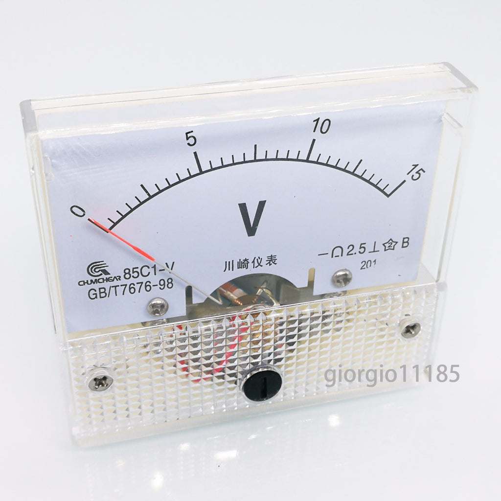 AU Stock Analog Panel Volt Voltage Meter Voltmeter Gauge 85C1 DC 0-15V