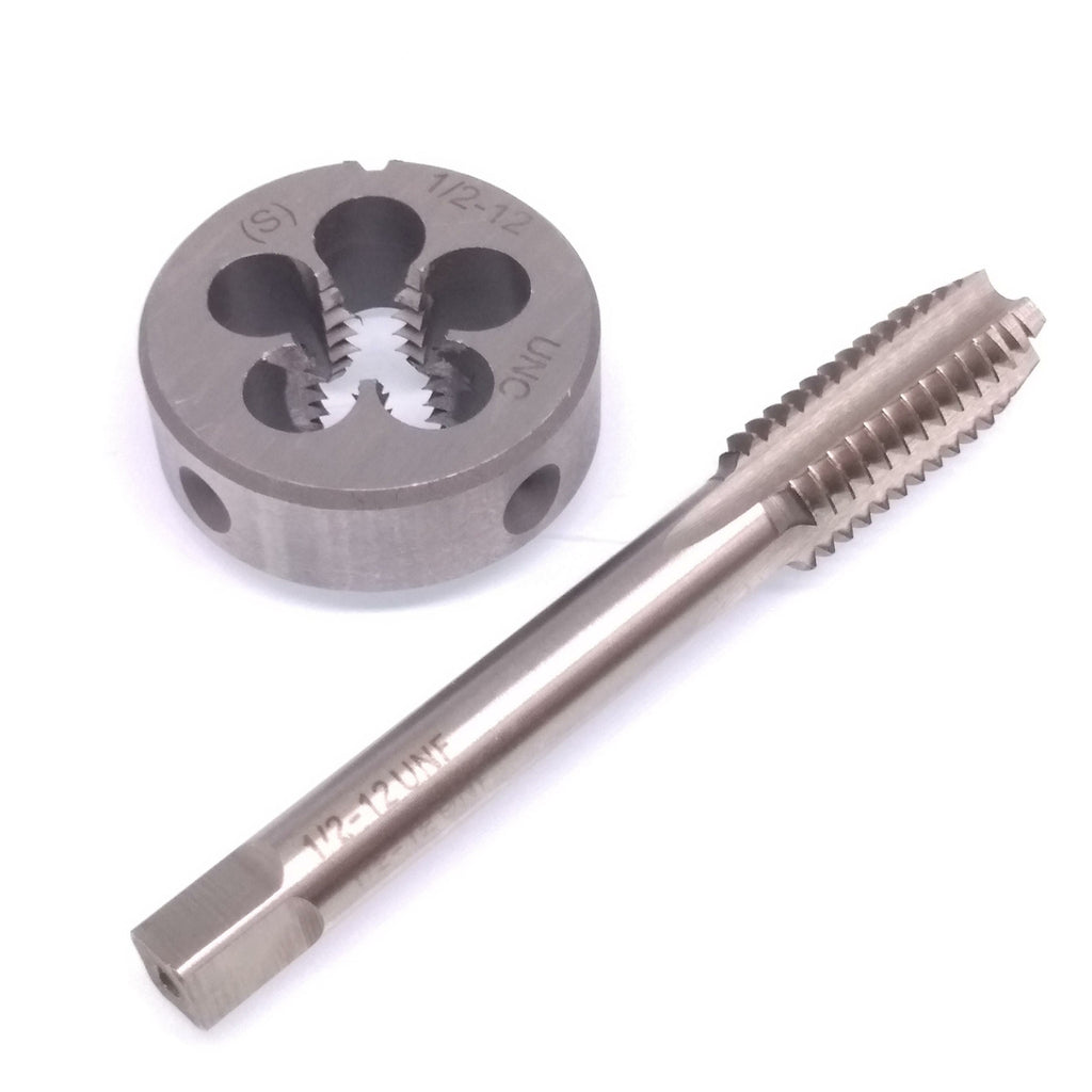 US Stock HSS 1/2-12 UNF Tap & 1/2-12 UNC  Die Right Hand