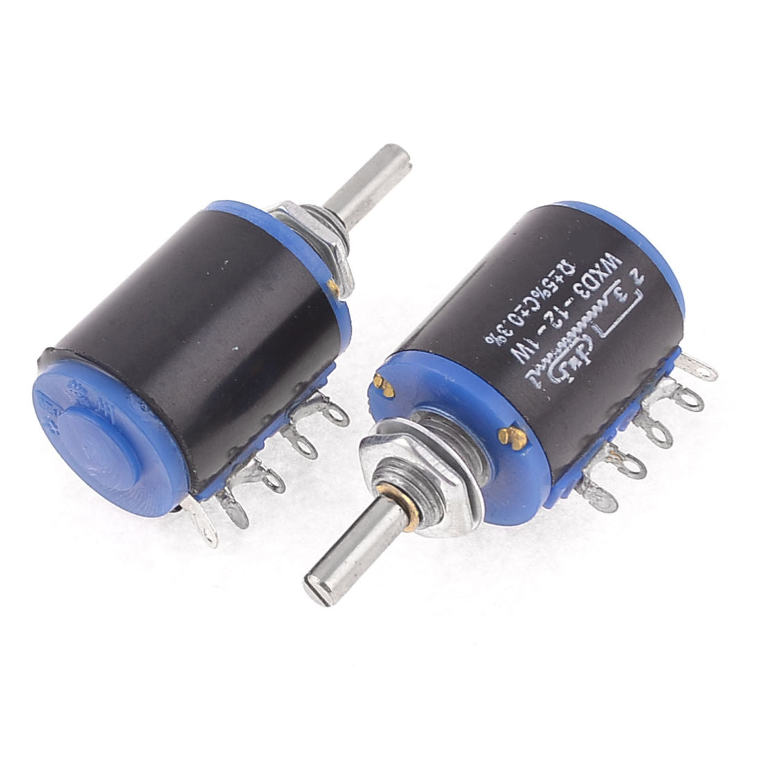 US Stock 2pc 10K ohm WXD3-12 Rotary Multi-turn Wirewound Precision Potentiometer