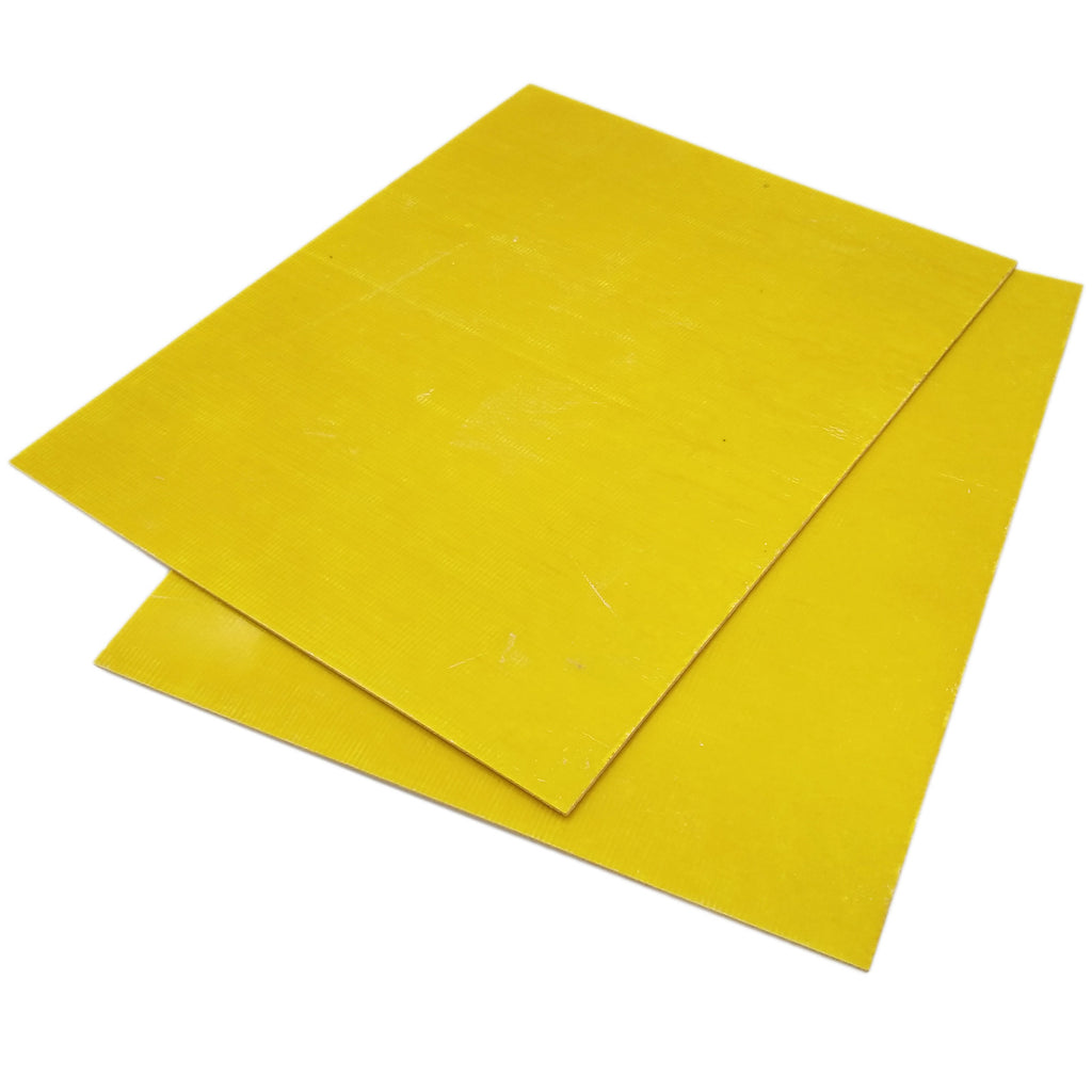 2x Epoxy Glass Fiber Resin Clad Plate Sheets PCB Board 2 ±10% x 200 x 250mm