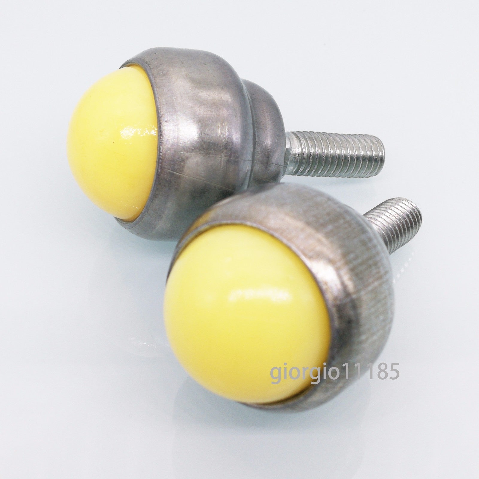 US Stock 2pcs Dia 1'' Nylon Ball Stud Transfer Bearing Unit Conveyor Roller M8