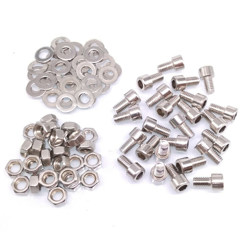 200x M5 x 8mm Socket Head Cap Screws Stainless Steel Allen Socket Nuts Washers