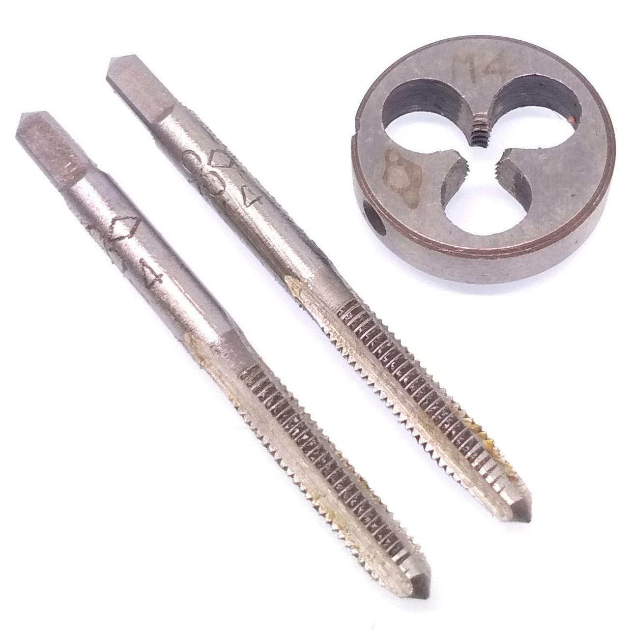 HSS M4 x 0.7mm Taper & Plug Tap & M4 x 0.7mm Die Metric Thread Right Hand