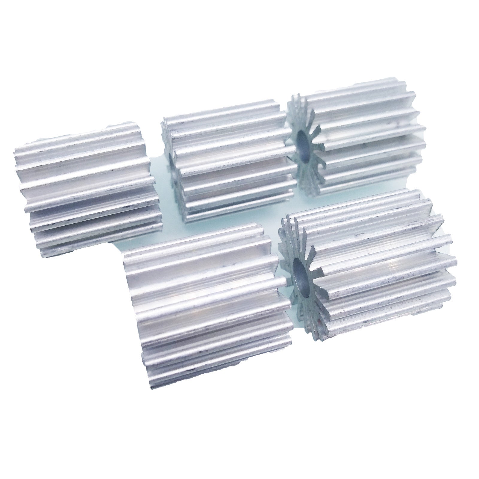 US Stock 10pcs OD 19. x H 20mm 1W Watt LED Aluminium Heatsink long Round Cooling