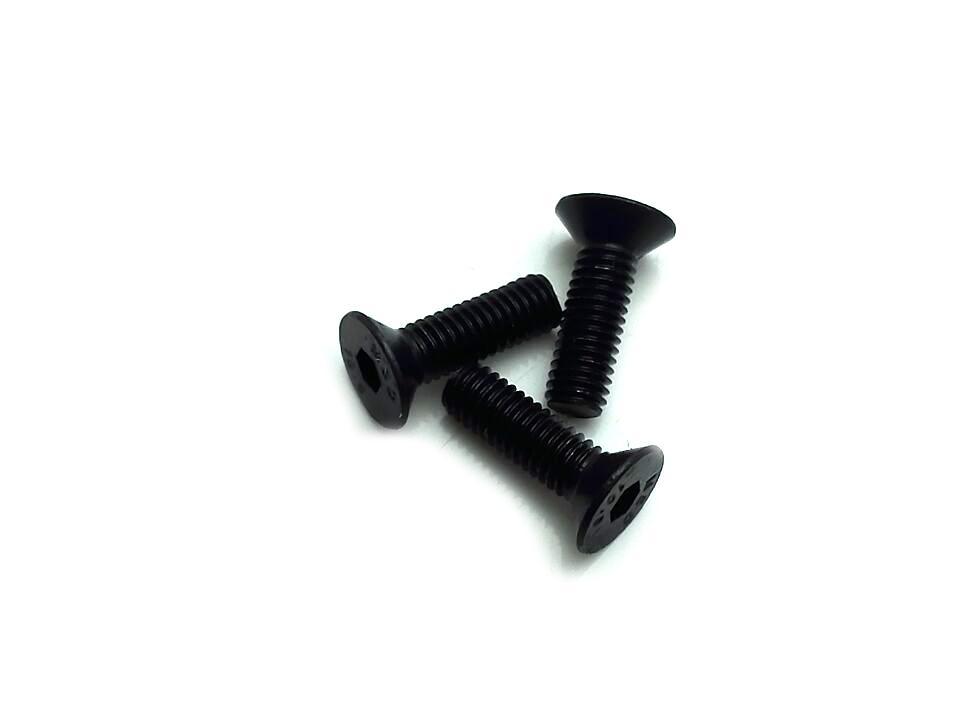 US Stock 50x M3 x 10mm Grade 10.9 Flat Countersunk Hex Socket Bolts Screws Black
