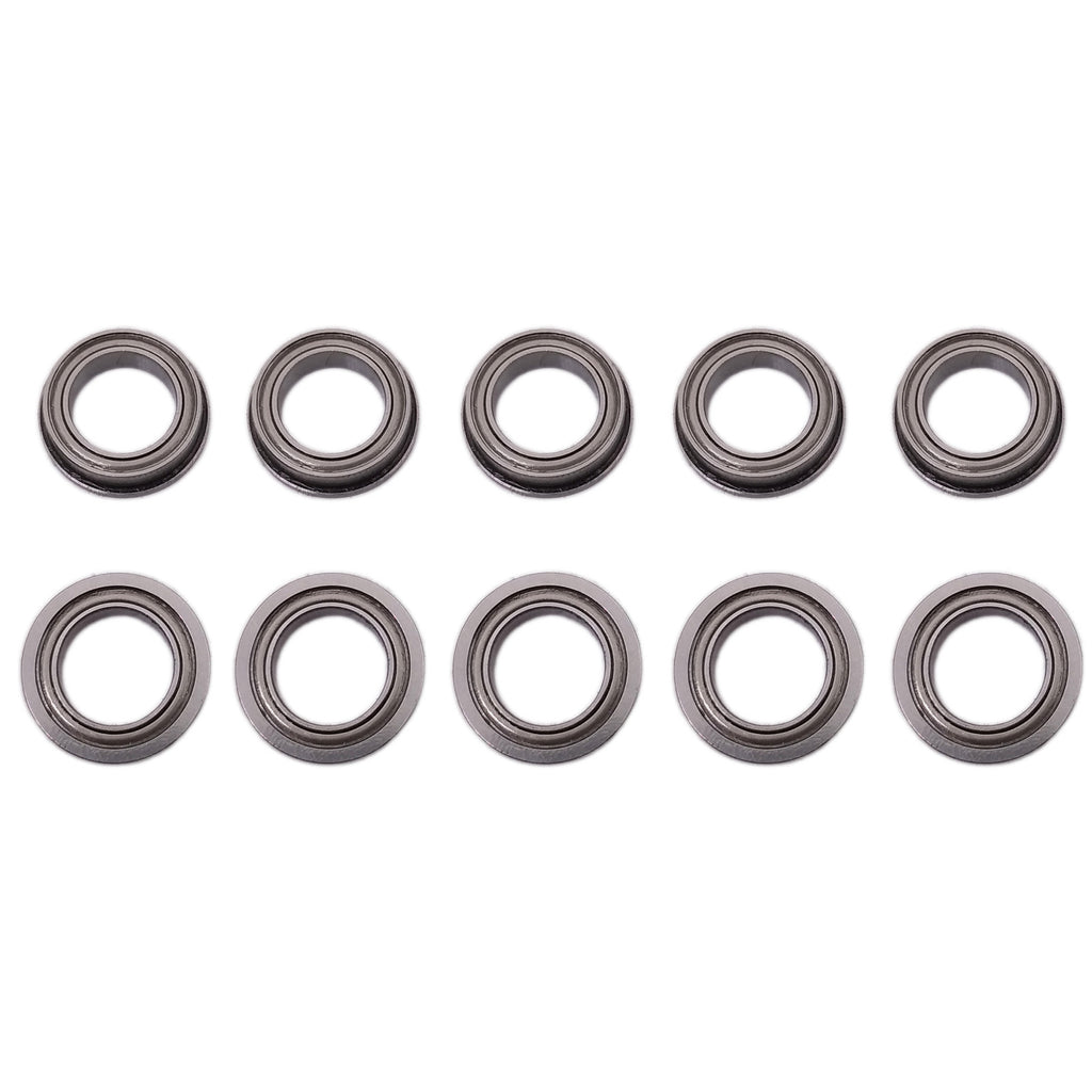 US Stock 10pcs F6700zz Double Shielded Flanged Ball Bearings 10mm x 15mm x 4mm