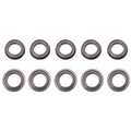 US Stock 10pcs F6700zz Double Shielded Flanged Ball Bearings 10mm x 15mm x 4mm