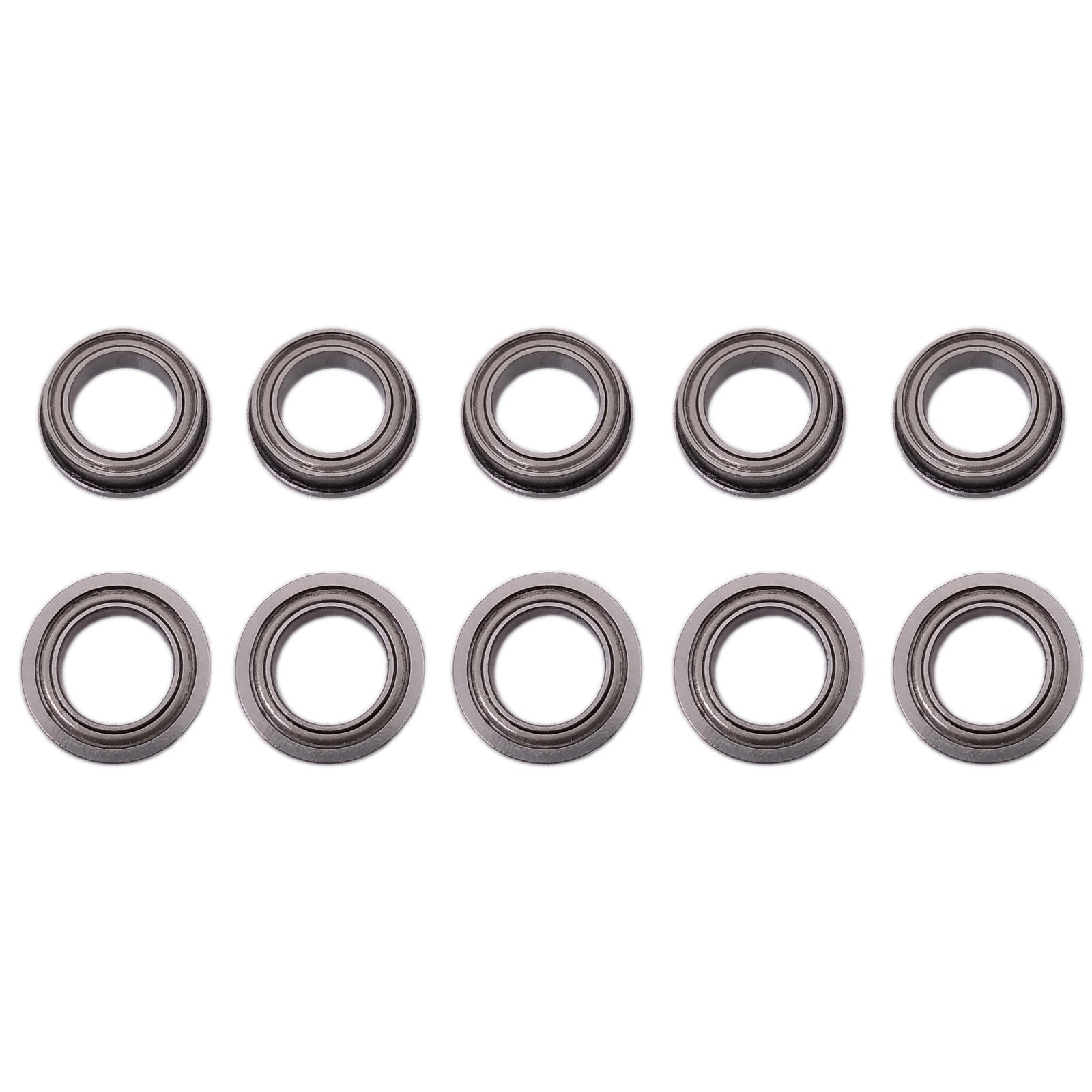 US Stock 10pcs F6700zz Double Shielded Flanged Ball Bearings 10mm x 15mm x 4mm