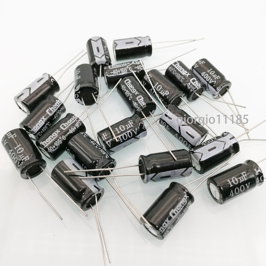 US Stock 20pcs Electrolytic Capacitors 10uF 10mfd 400V +105℃ Radial 10 x 17mm