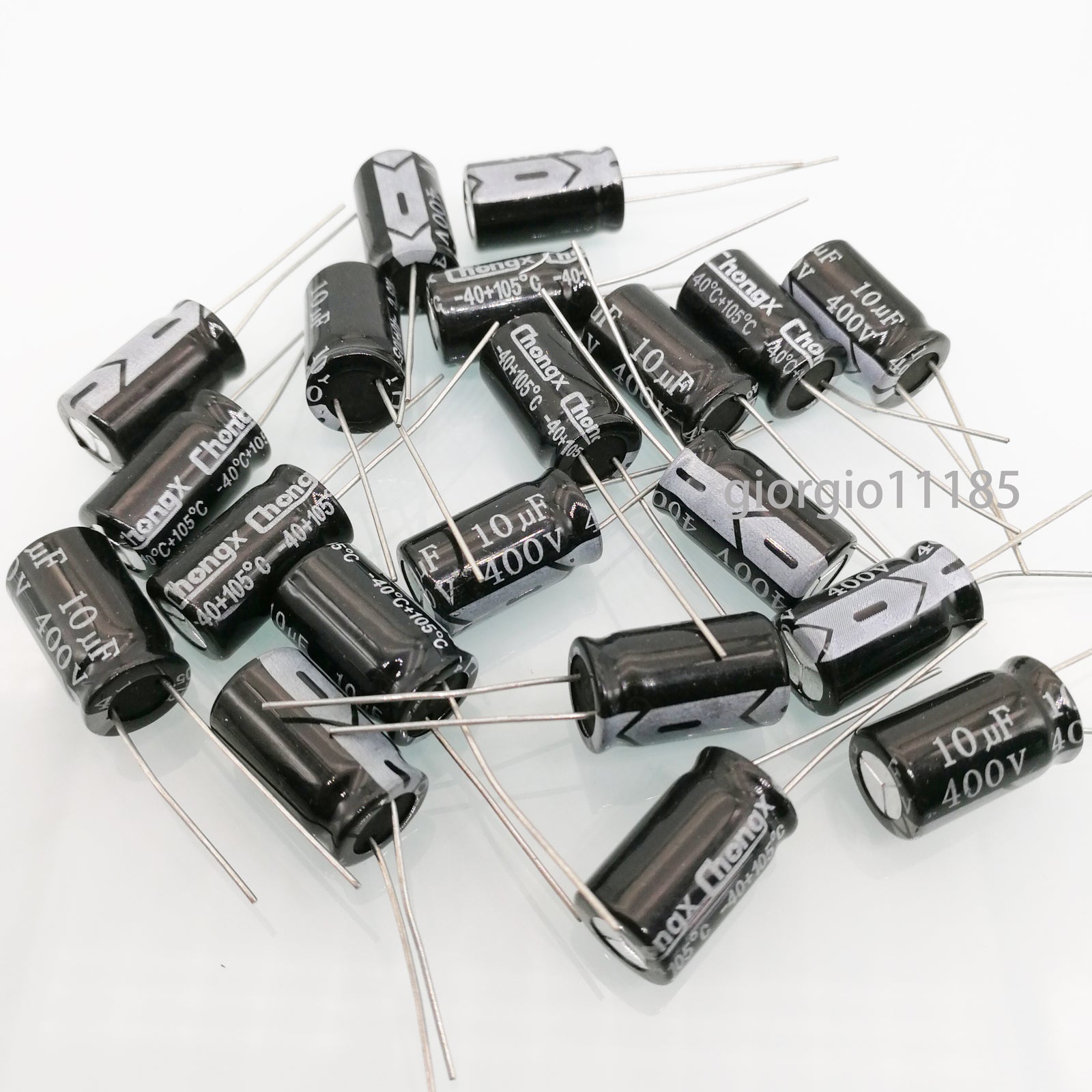 US Stock 20pcs Electrolytic Capacitors 10uF 10mfd 400V +105℃ Radial 10 x 17mm