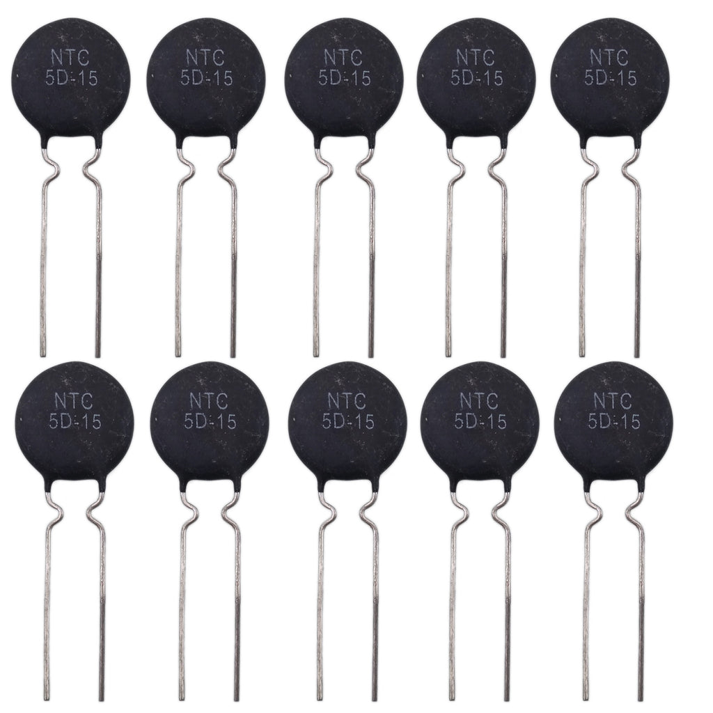 10pcs NTC 5D-15 Thermistor Resistor In Rush Current Limiter 5 Ohms 15mm