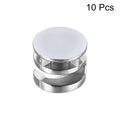 10pcs Furniture Connector Cam Lock Fittings 15mm x 12mm with White Cover
